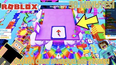 Omega Obby Parkour 550 Stages Roblox Omegaobby 550stages
