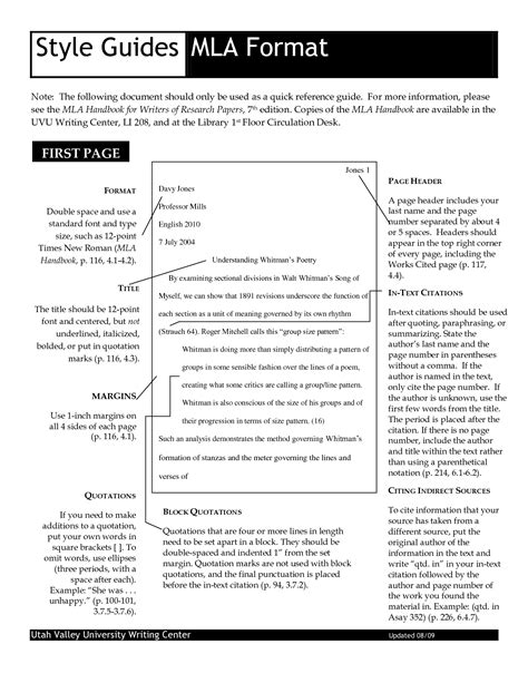 😝 Mla Format 7 Mla 7th Edition Referencing Guide · Mla 7th Edition