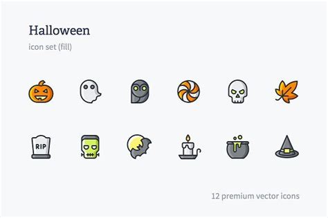 Halloween Icon Set Halloween Icons Icon Set Halloween Design