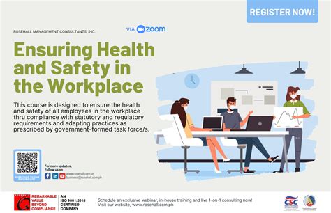 Ensuring Health And Safety In The Workplace ROSEHALL Management