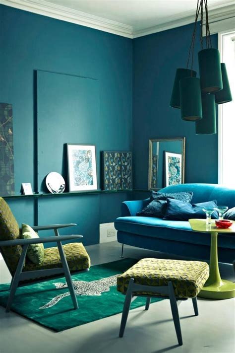 Colour Psychology In Interior Design In 2020 Teal Living Rooms
