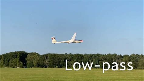 Glider Low Pass 250kph At 5m Altitude Youtube