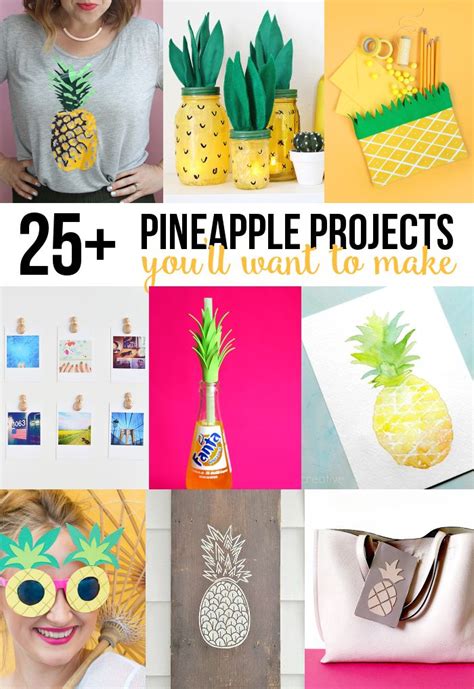 75 Adorable Pineapple Crafts You Need To Make Pineapple Crafts