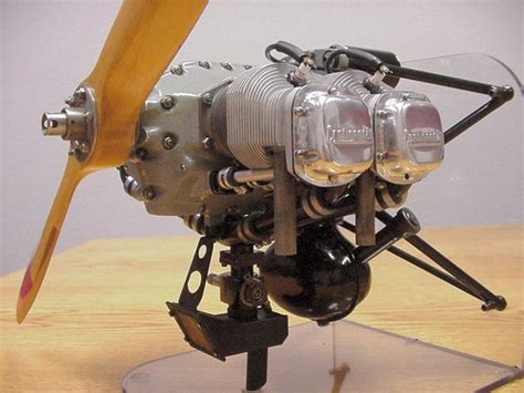 Continental C Aircraft Engine Scale Model By Dennis Flickr