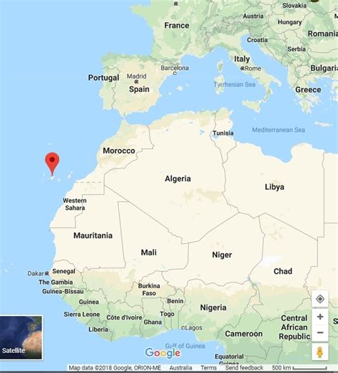 Teneriffe And The Canary Islands Above Dakar In Senegal Stories My