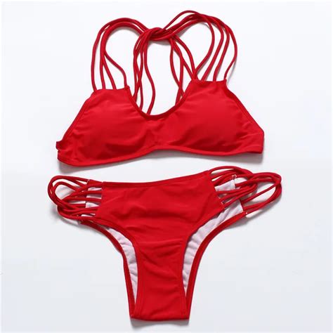 Buy Trangel 2018 Bikinis Women Swimwear Halter Swimsuits For Women Bathing