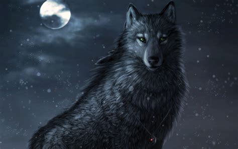 Black Anime Wolf Wallpapers Top Free Black Anime Wolf Backgrounds