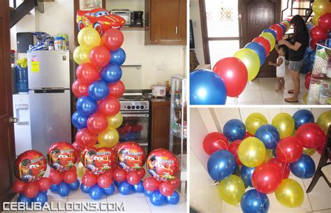 This theme of decorating the balloons will create a positive atmosphere and will attract the kids, easy to implement as well. Simple Cars Theme Balloon Decoration Package | Cebu ...