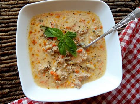 Zupa serowa z mięsem mielonym przepis PrzyslijPrzepis pl