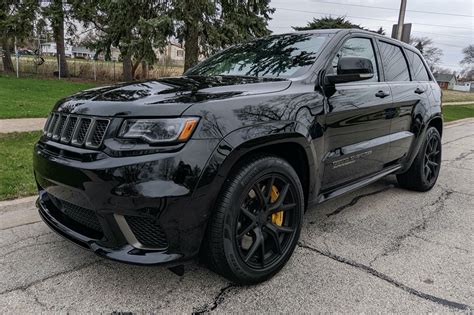 252 Mile 2018 Jeep Grand Cherokee Trackhawk For Sale On Bat Auctions