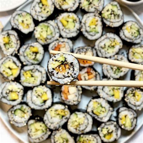 Easy Vegan Sushi For Beginners Piping Pot Curry