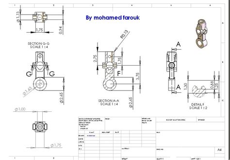Make 2d Drawing From Solidworks Part Solidworks Tutorials