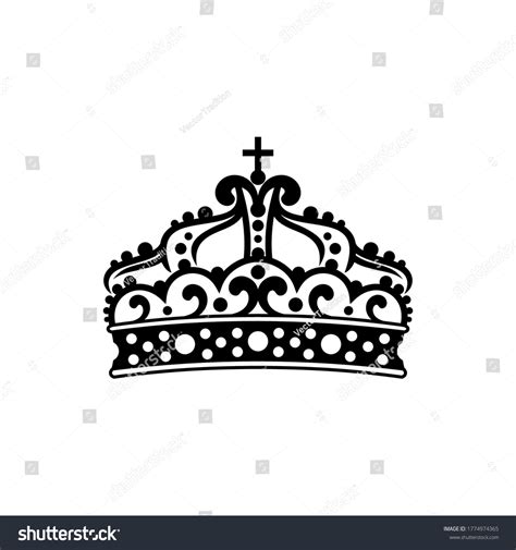 Royal Crown Isolated King Or Queen Symbol Royalty Free Stock Vector