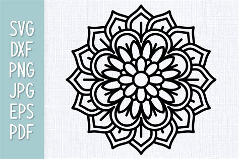 39 Lotus Flower Mandala Svg Free Svg Cut Files Svgon Files For Crafts