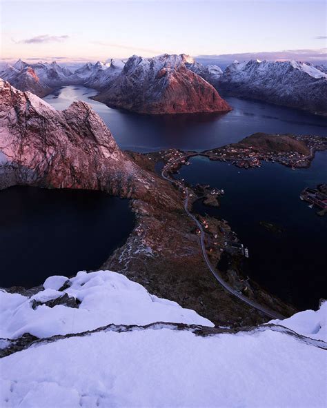 Lofoten Sunrise Near Sea Mountains Norway Island Wallpapers Most