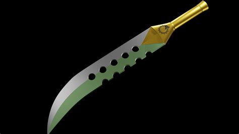 Lostvayne Seven Deadly Sin Cosplay Knife 3d Print Model