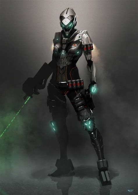 sick sci fi armor awesome post in 2020 sci fi armor cyberpunk girl female robot