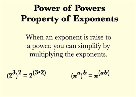 Power Of A Power Property For Exponents Tutorial Sophia Learning