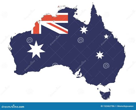 Map Flag Australia Stock Illustrations 5900 Map Flag Australia Stock
