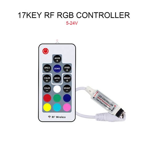 Dc5v 24v 44key 24key Ir Rf Remote Controller 3528 5050 Rgb Rgbw Led