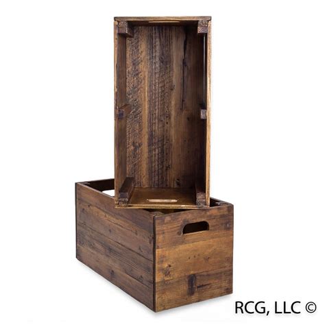 Reclaimed Wood Crates Restaurant And Cafe Supplies Online