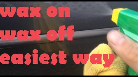 How To Wax Your Car Easiest And Fastest Way As Possible Youtube