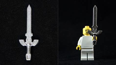 Lego 3d Printed Polished Nickel Steel Master Sword By Mingles On Deviantart