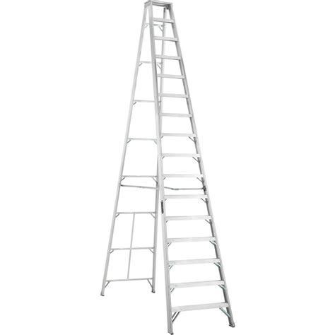 Louisville Ladder 16 Aluminum Step Ladder 19 Reach 300 Lbs Load