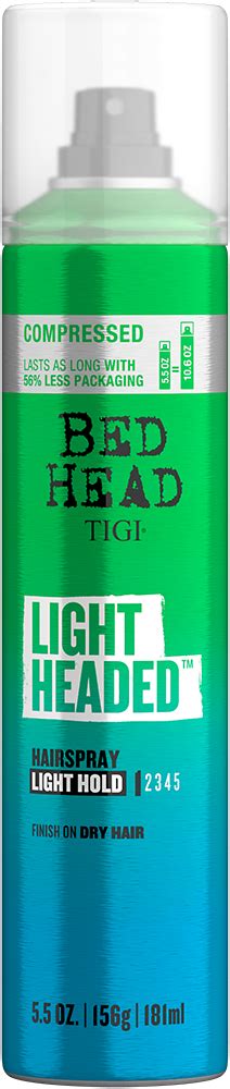 Lightheaded Hairspray With A Light Flexible Hold Bed Head By Tigi