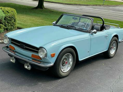 1973 Triumph Tr6 With Softop And Rare Overdrive And Hardtop For Sale
