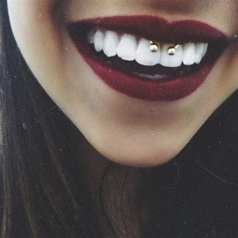 Smiley Piercing Lipstick Tumblr