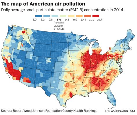 Pollution Map Usa Kinderzimmer 2018