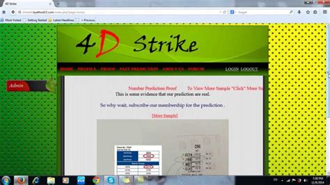 calon 4d login