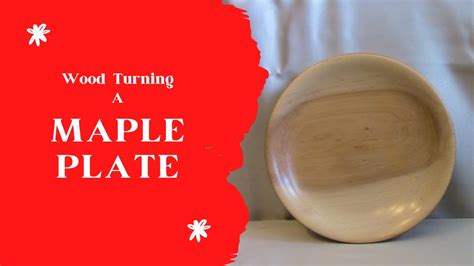 How To Turn A Wooden Plate Youtube