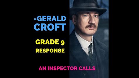 😱 How Do You Respond To Gerald In An Inspector Calls Gerald Croft Of