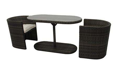 Richly Outdoor Indoor Balcony Dining Furniture Sets 3