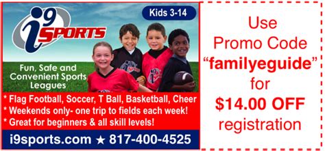Up to 30% off select items. i9 Sports Programs for Kids - Family eGuide