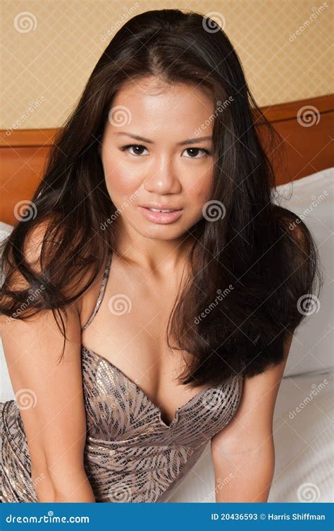 Singaporean Woman Stock Image Image Of Brunette Tight 20436593