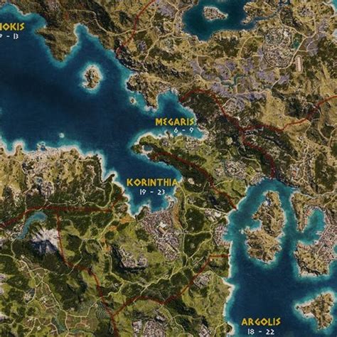 Assassins Creed Odyssey Interactive Map Map Of The Usa With State Names