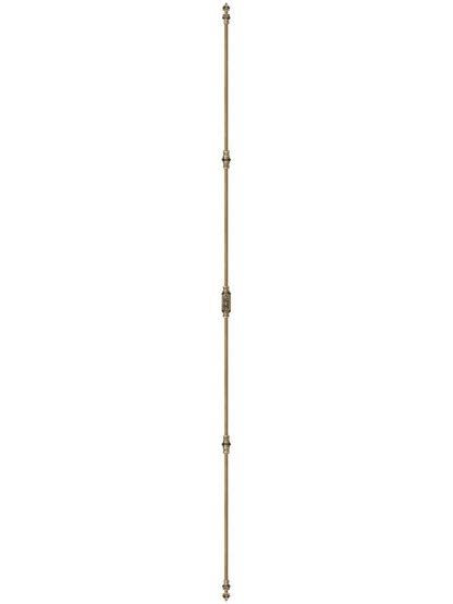 Filigree Brass Cremone Bolt 9 Foot Length In Antique By Hand House