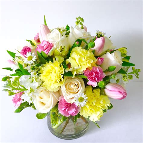 White Yellow And Pink Flowers Yellow Flower Arrangements Pink
