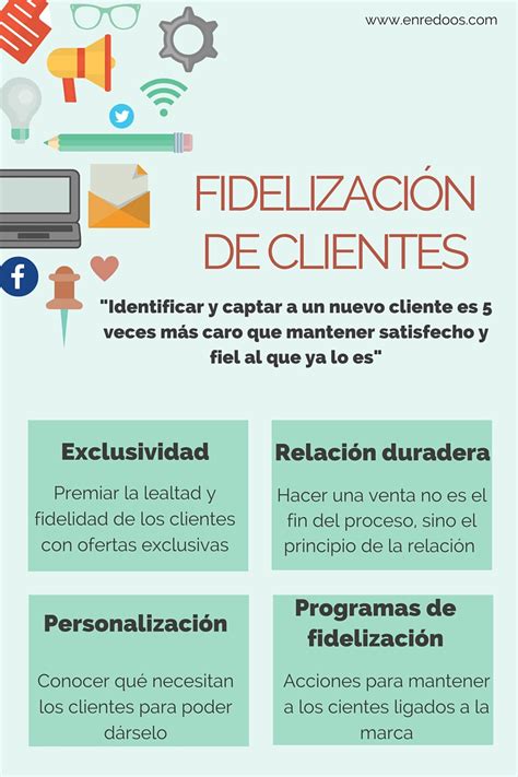 Fideliza A Tus Clientes Infografia Infographic Marketing Tics Y