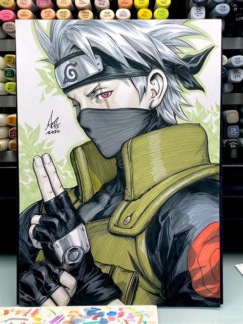 Check Out This Beautiful Sketch Of Kakashi By Stanley Artgerm Lau