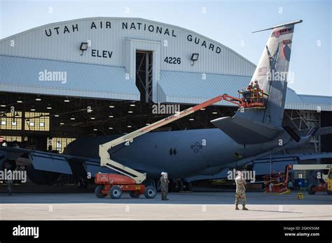 Us Airmen From The 151st Air Refueling Wing Utah Air National Guard