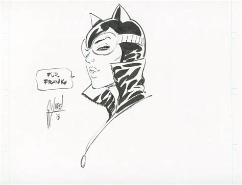 Guillem March Catwoman Sketch In Frank Bertrams Sketches And Skribbles