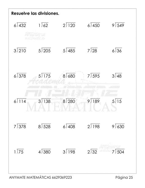 Ejercicios De Divisiones Para Niños De Quinto Grado De Primaria Porn Sex Picture