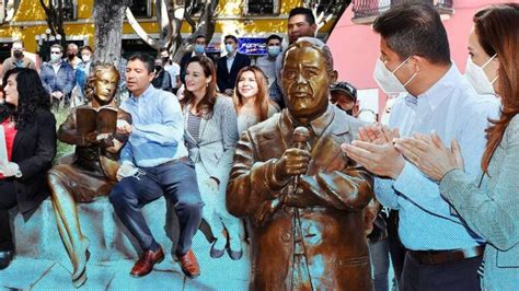 Las Esculturas Dedicadas A Personalidades De Puebla Est N En El