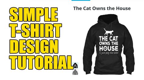 How To Design A T Shirt Teespring Tutorial Simplistic Design Youtube