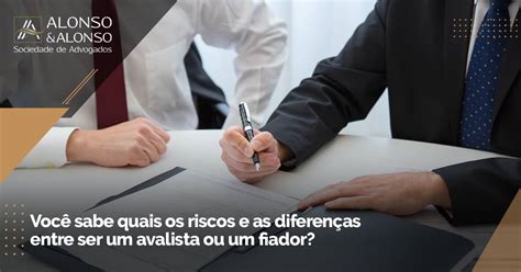 Aval E Fiança Diferenças