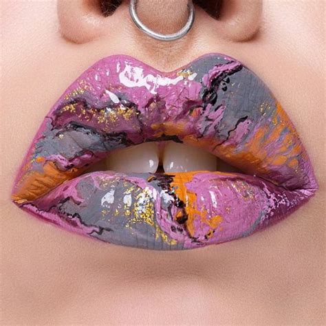Diy marbling workshop at sweet home bath + body. Marble Lips Are The Newest Makeup Trend Going Viral On Instagram | New makeup trends